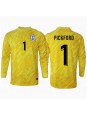Anglie Jordan Pickford #1 Brankářské Venkovní Dres ME 2024 Dlouhý Rukáv
